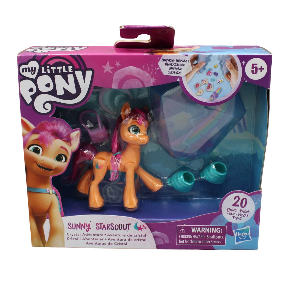 My Little Pony Crystal Adventure Sunny Starscout 3" Figure 20pcs Set Hasbro New